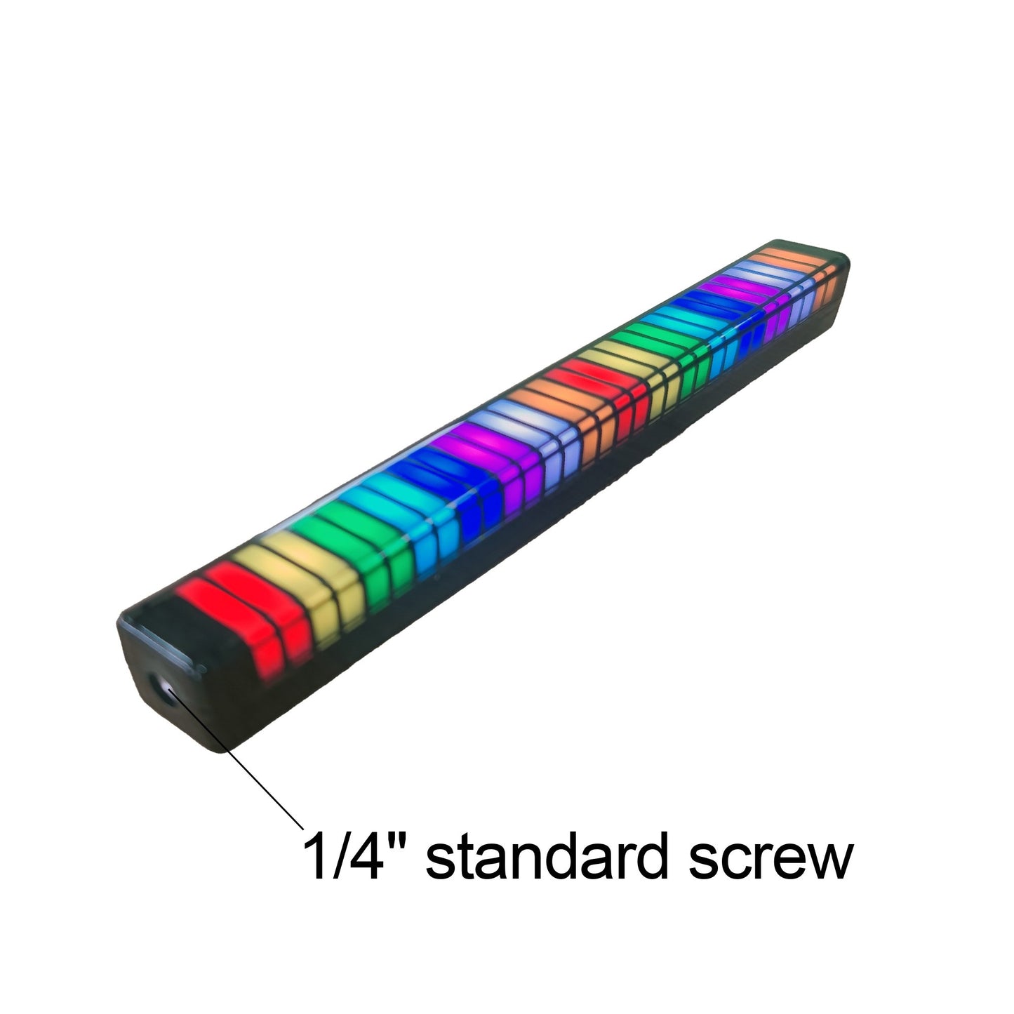 Music LED Bar - Lyser i 3 dimensioner, Laddbar & Ljudstyrd, Synkar med musiken
