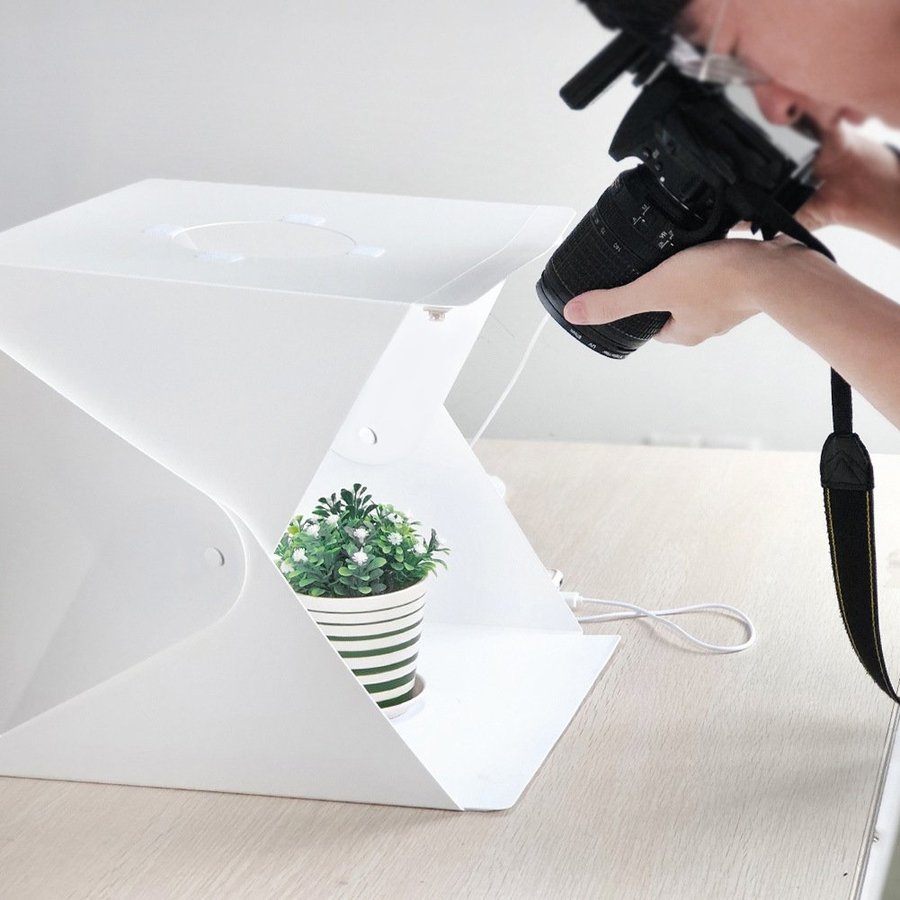 Mini Fotostudio - Portabel & Bärbar fotobox för produkter