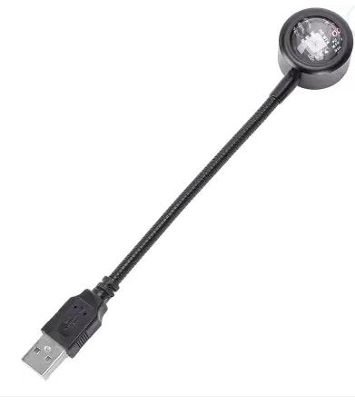 Röstkontrollerad LED Mini Discolampa Y35 - Stämningsfullt Pulserande Flerfärgat Ljus