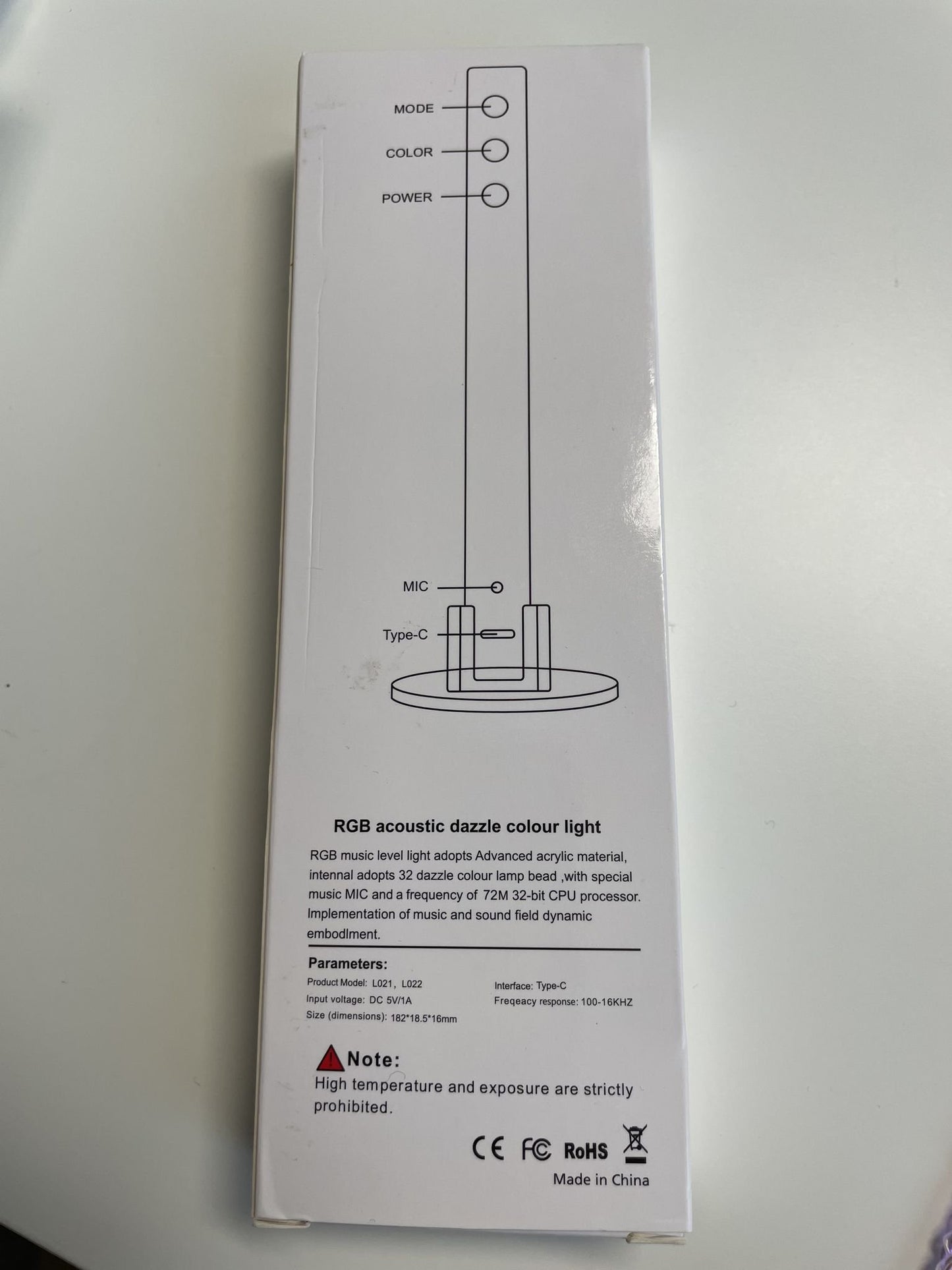 LuminKing Musik LED bar 2-pack - Laddbar & Ljudstyrd
