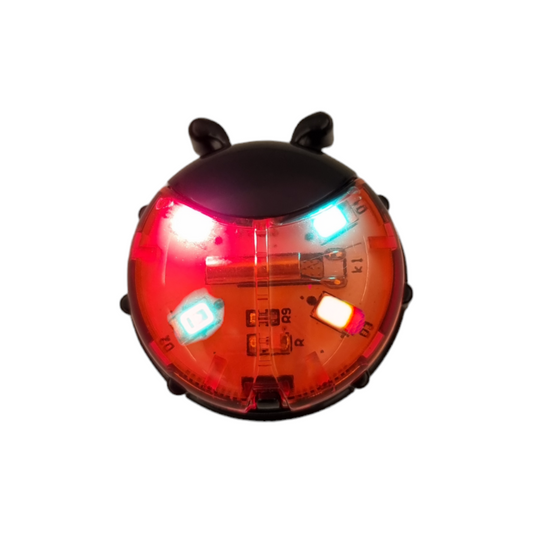 Lysande Nyckelpiga LED - Rörelseaktiverat Ljus & Belysning för Cykel & Kläder