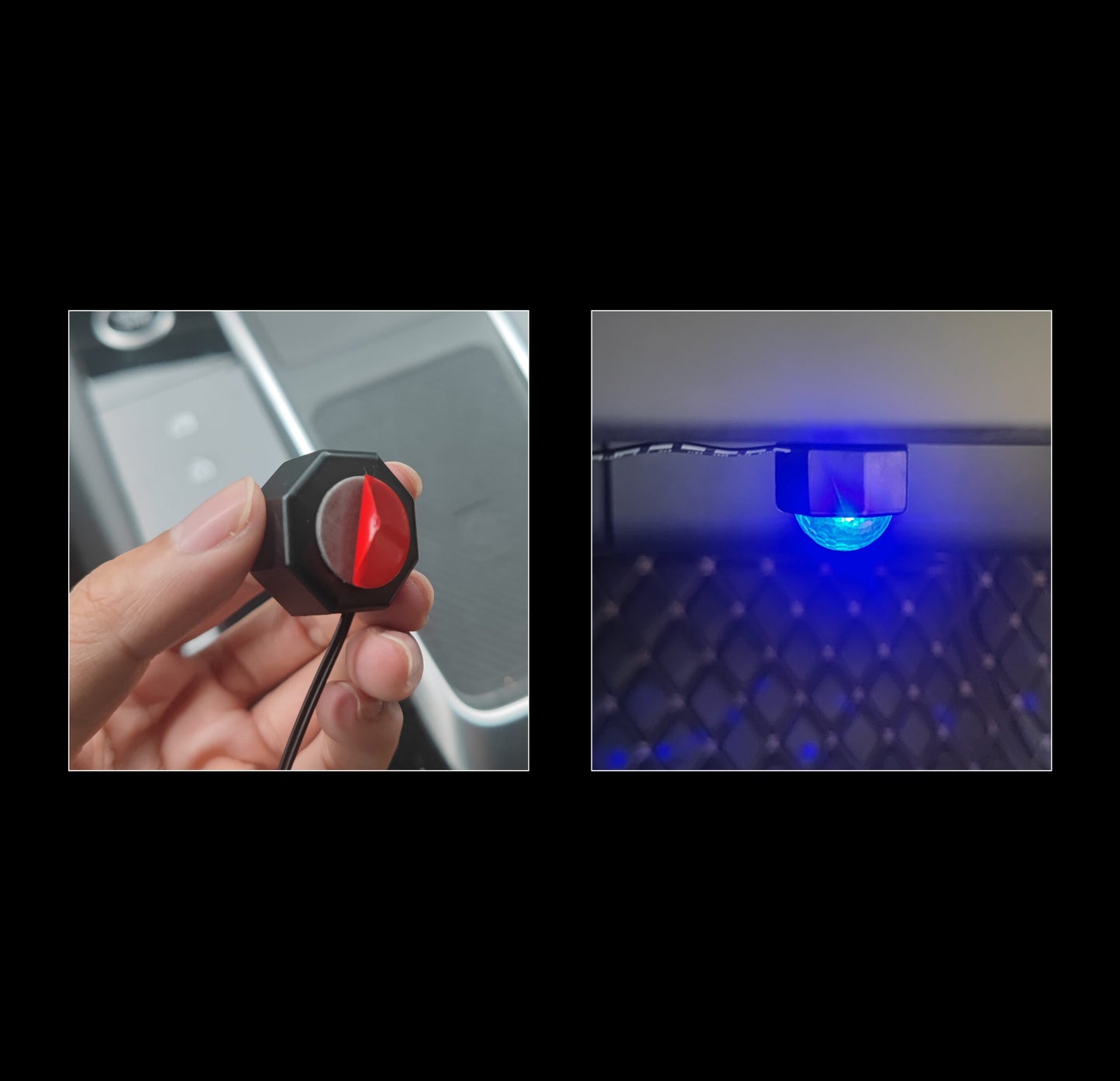 Car LED Balls - Interiör Bilbelysning & Disco, Synkar med Musik