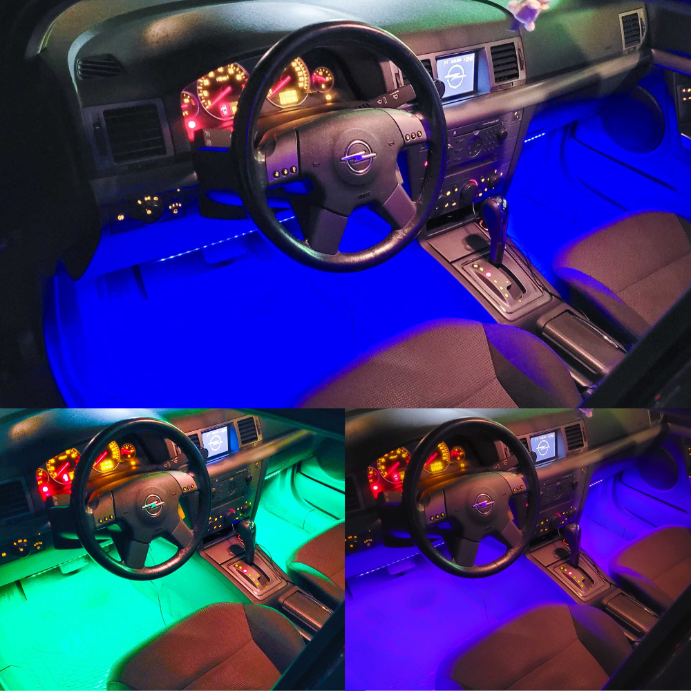 Car LED Balls - Interiör Bilbelysning & Disco, Synkar med Musik